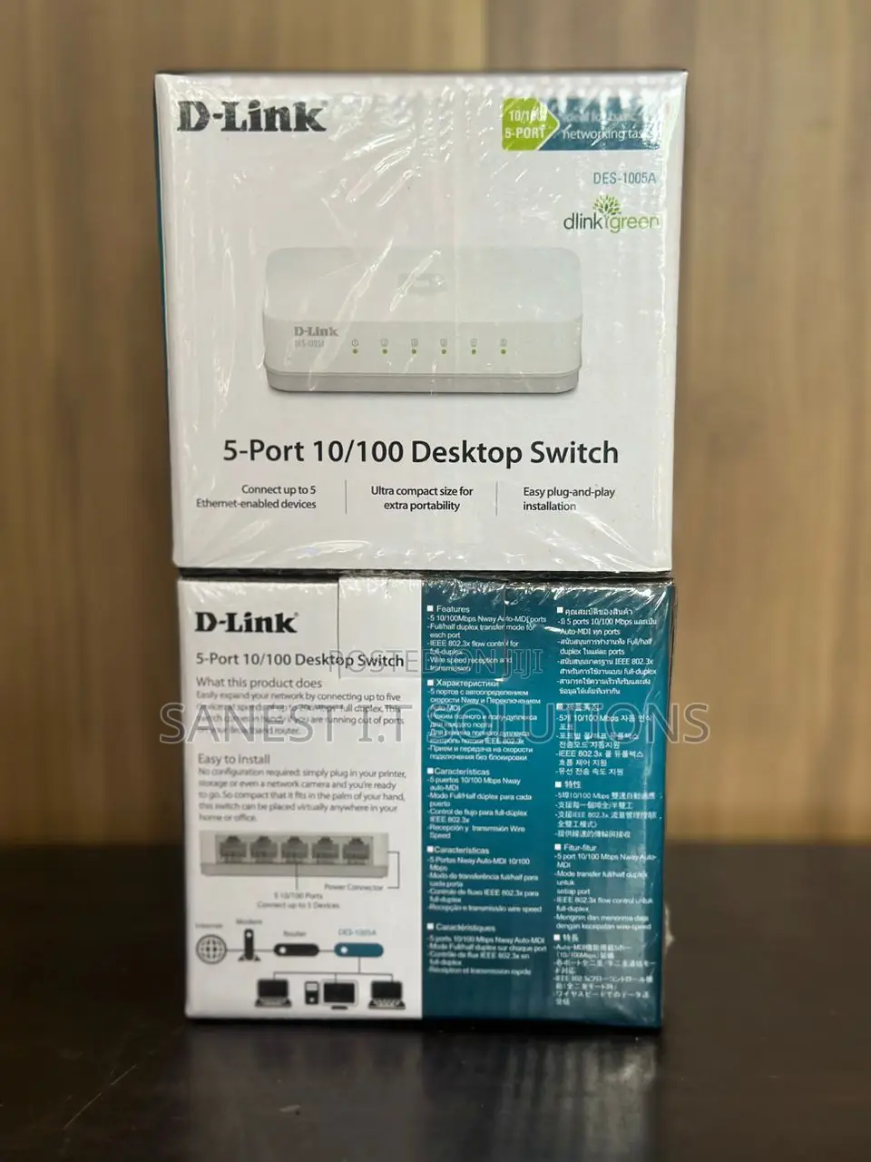 5- Port D-Link Switch DES-1005A