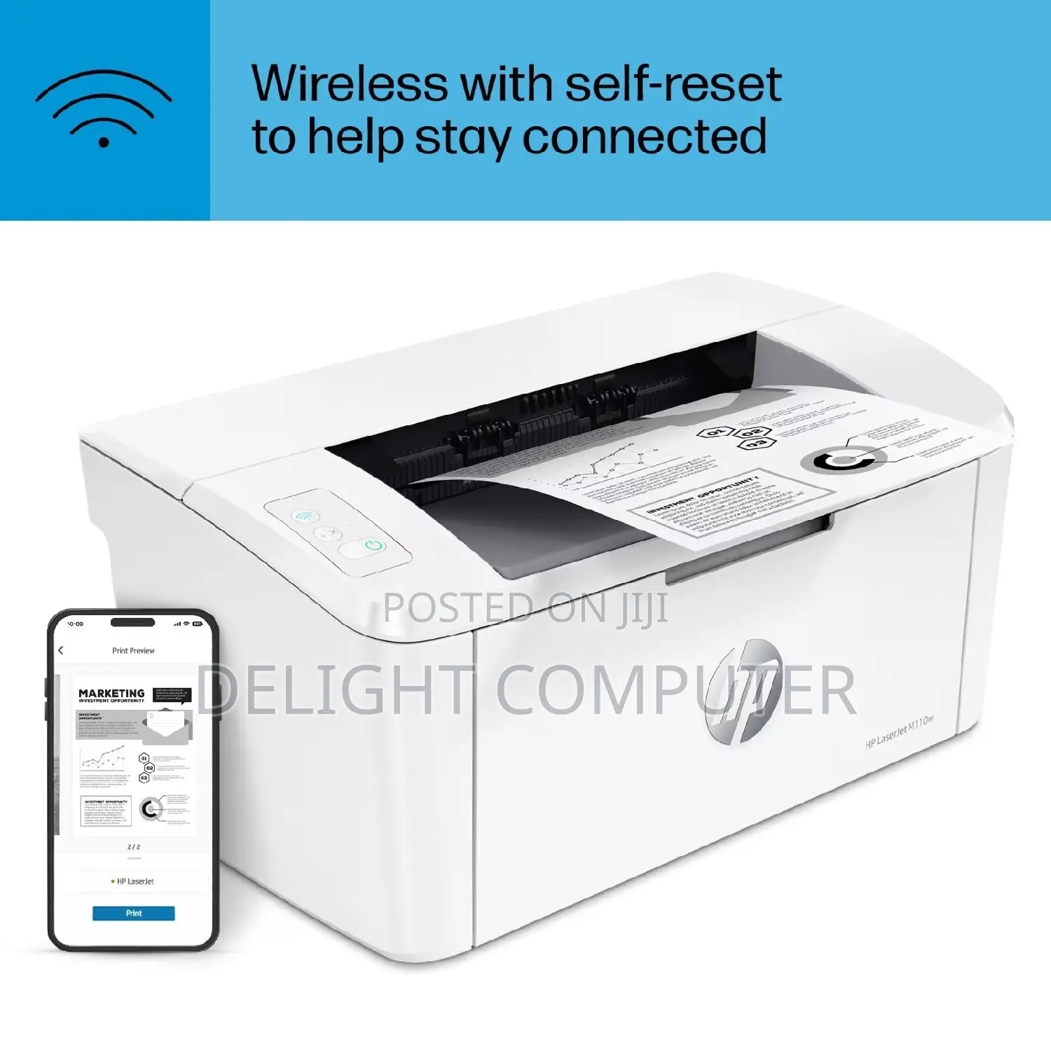 Hp Laserjet M111w Print/ Black and White Printer