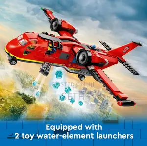 LEGO City Fire Rescue Plane Toy for Kids and Fans of Firefig