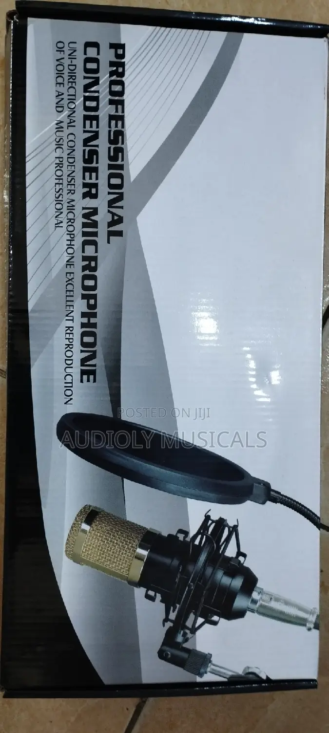 BM800 Microphone Kit With Soundcard and Shock Mount