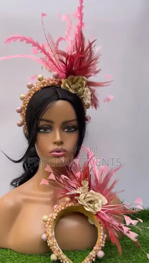 Fascinators With Beaded Bands.