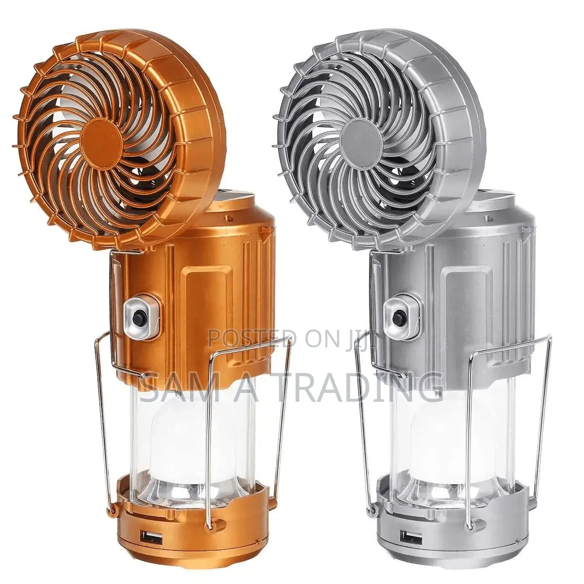3 in 1 Solar Charging LED Camping Lantern With Fan