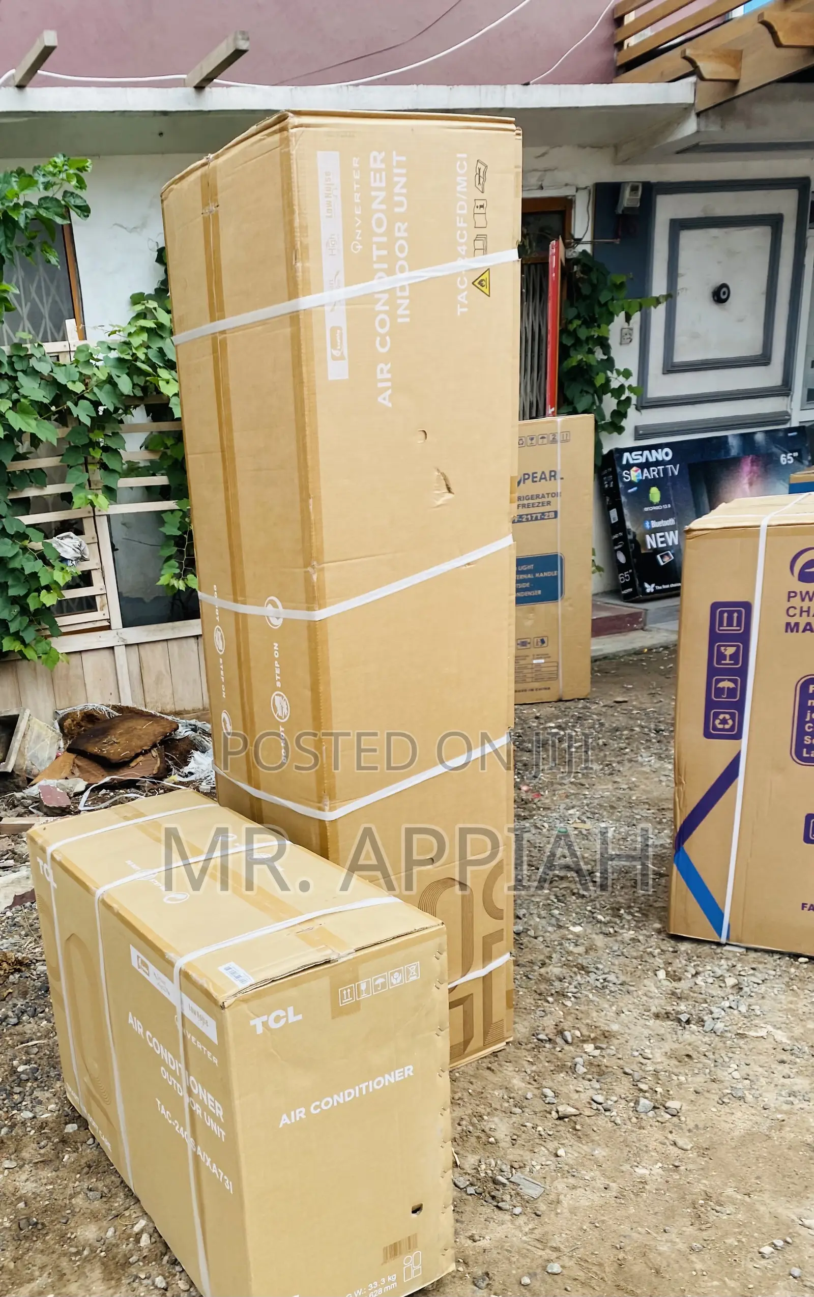 Fresh in Box TCL 2.5hp Floor Standing Inverter Ac(White).