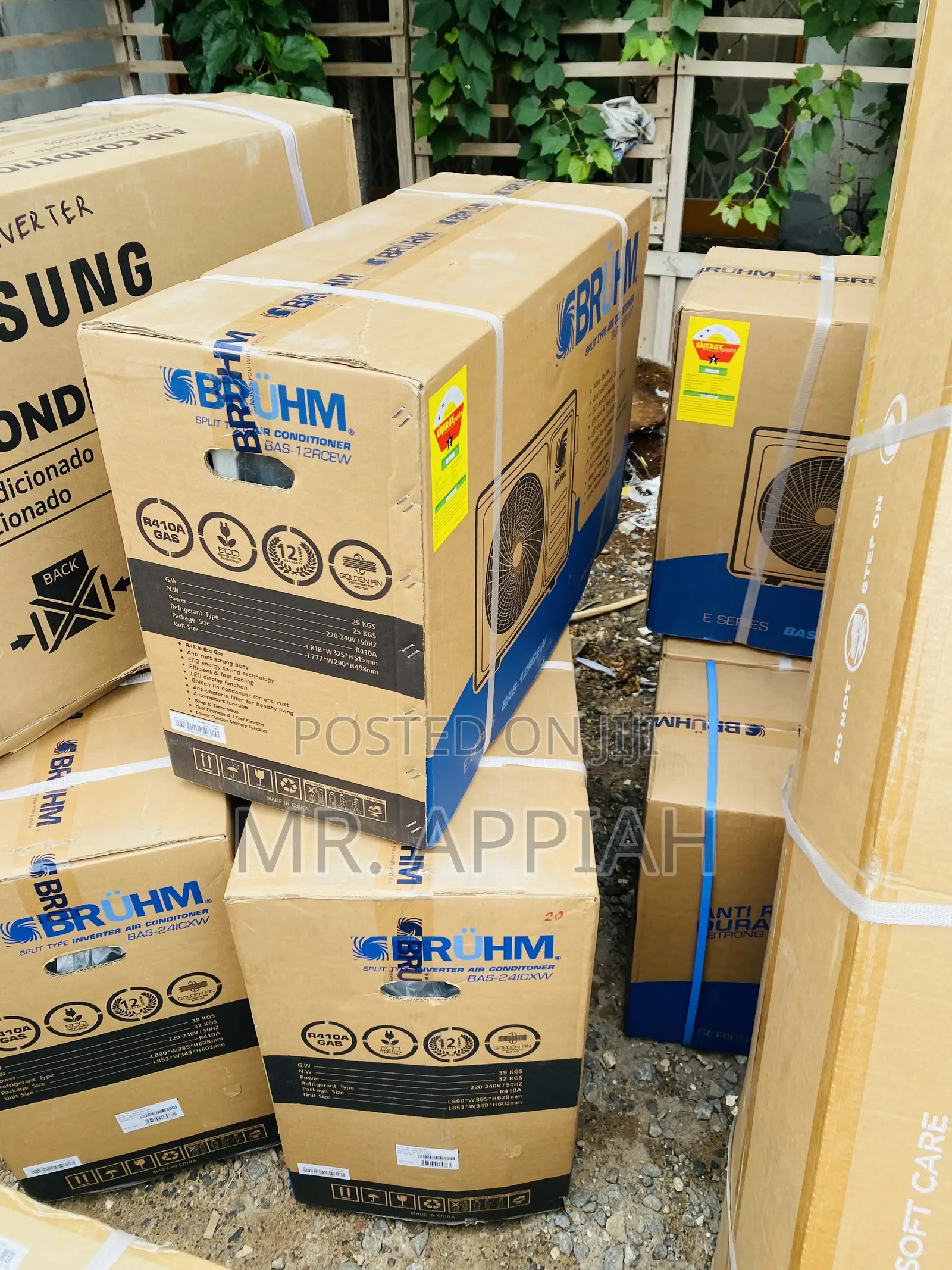 Quality Bruhm 2.5hp Split Type Inverter Air Conditioner.