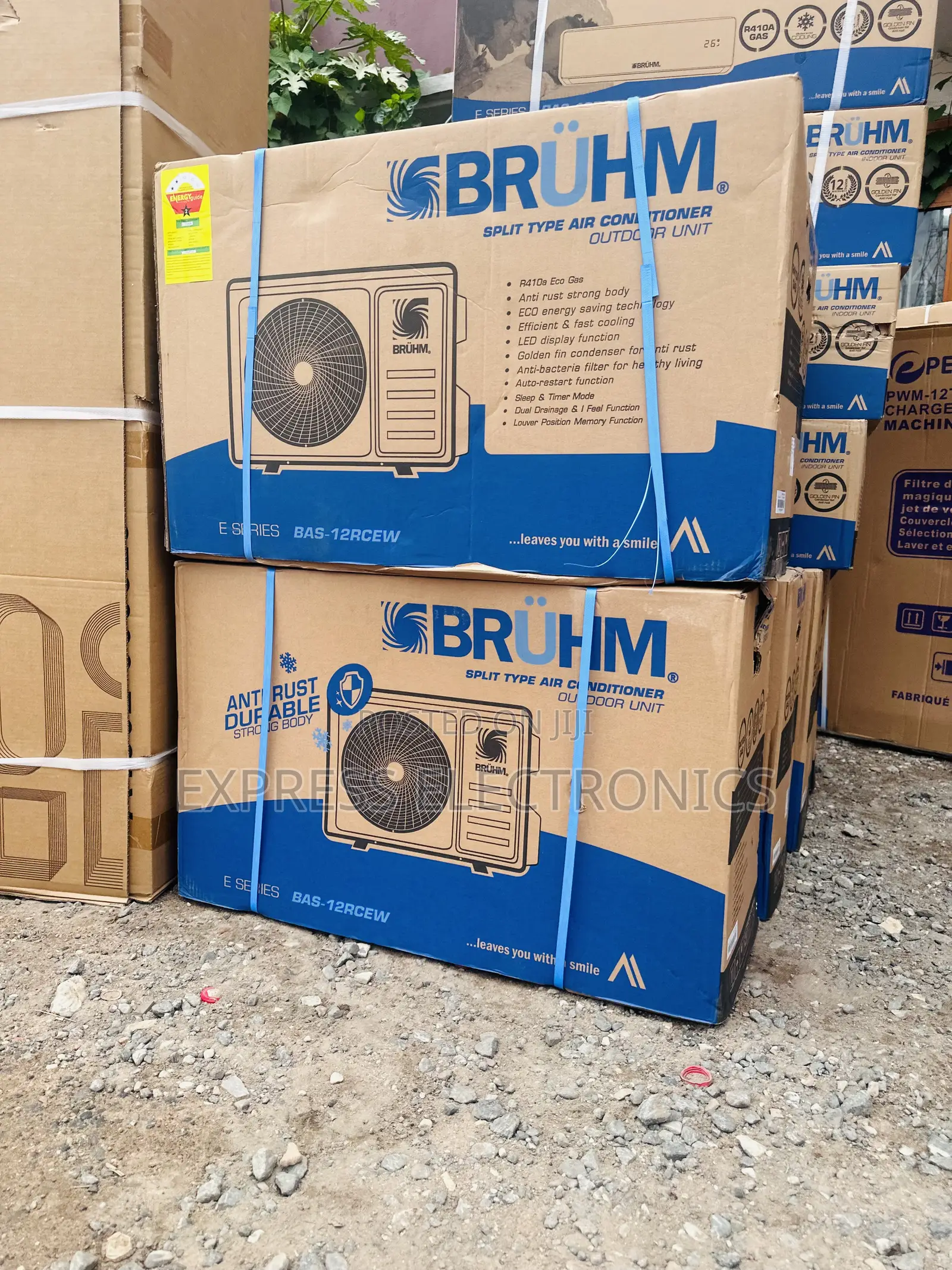 High Quality Eco Friendly Bruhm Split R410 Gas 1.5hp