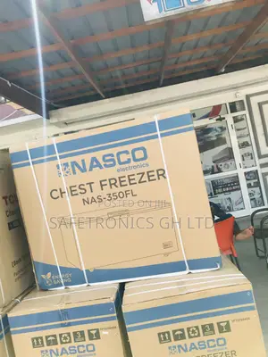 250 Litres Gray Nas-350fl Singledoor Nasco Chestfreezer