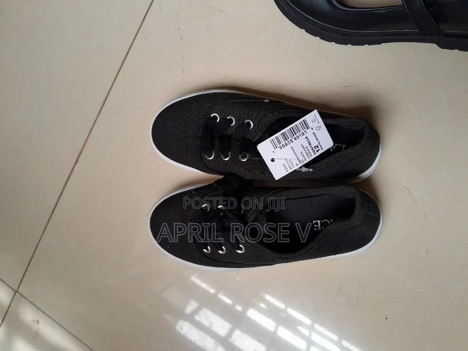 Black Canvas Shoes