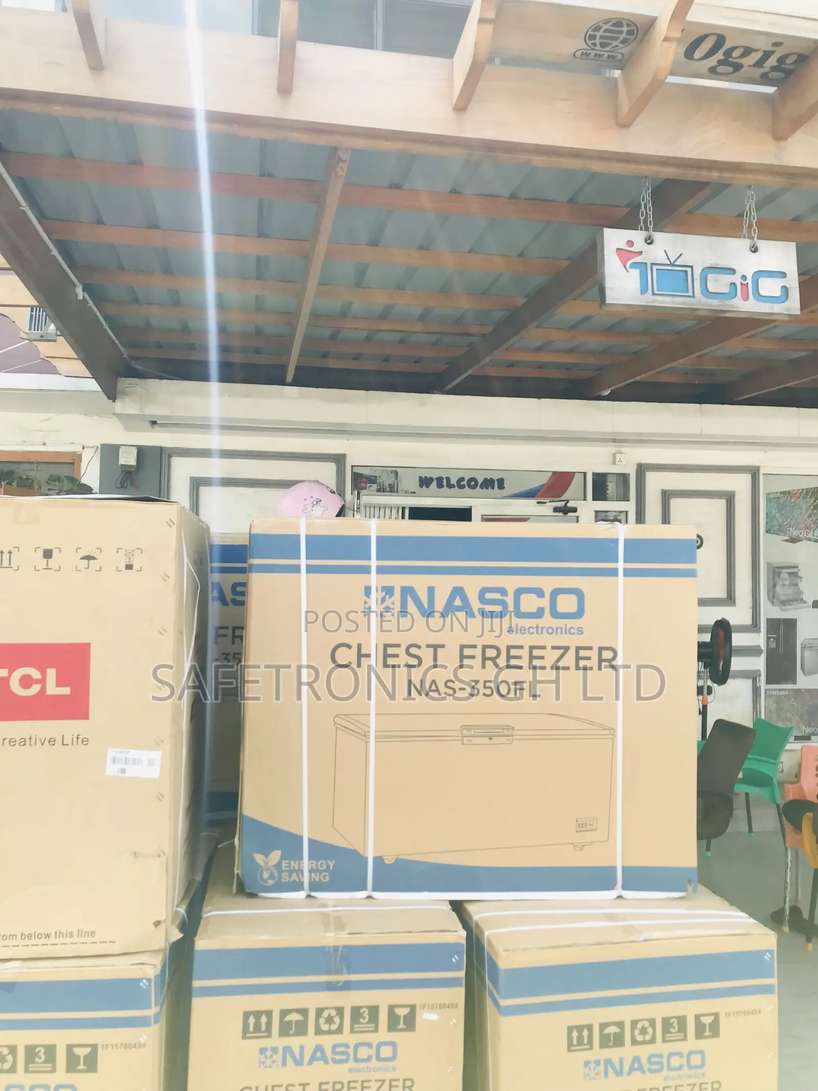 Nasco Nas-350fl Durable Singledoor Chestfreezer 250 Liters