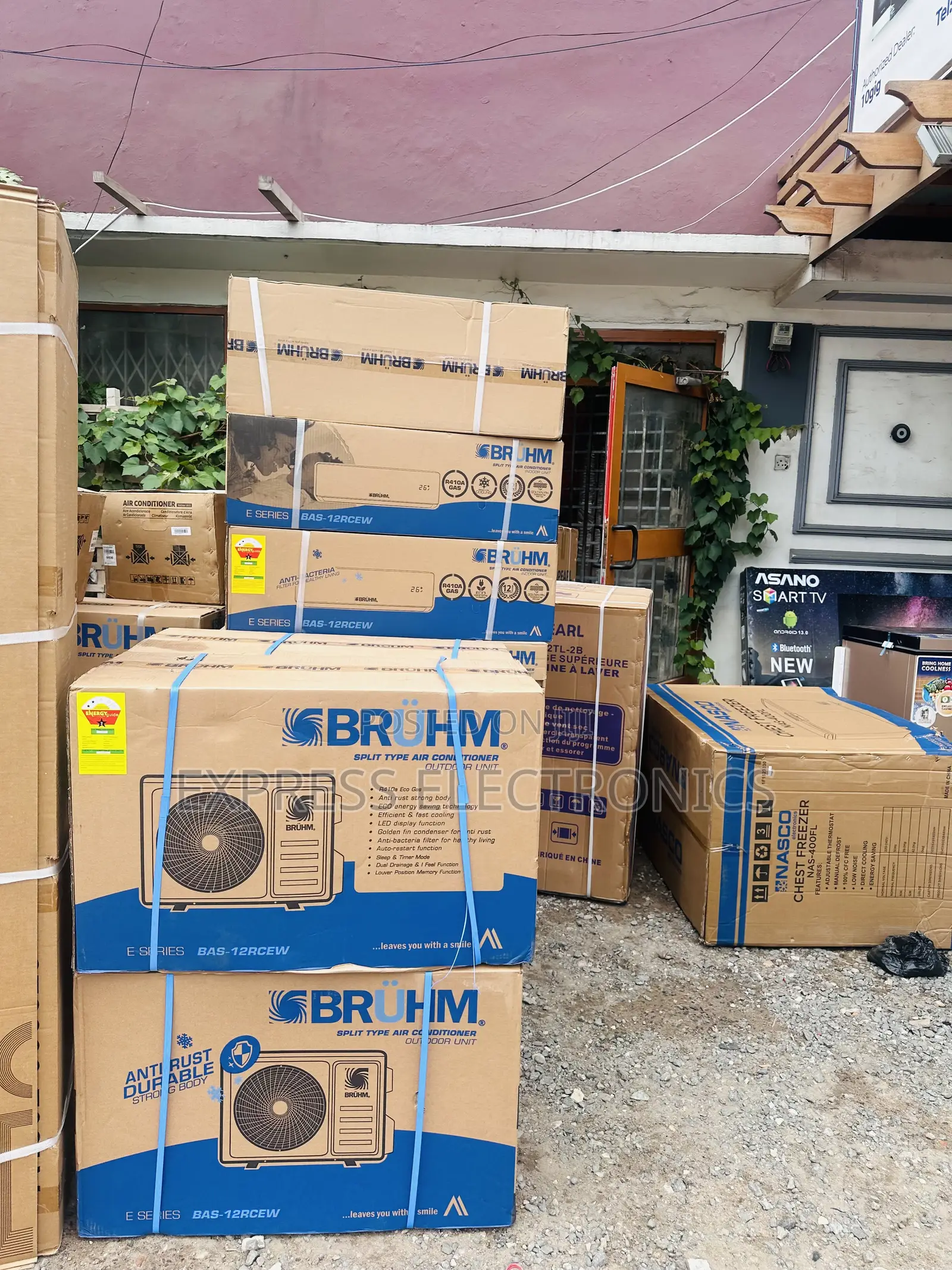 Auto Restart Bruhm Split R410 Gas 2.5hp Inverter