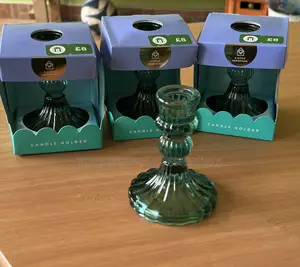 Glass Candle Holder