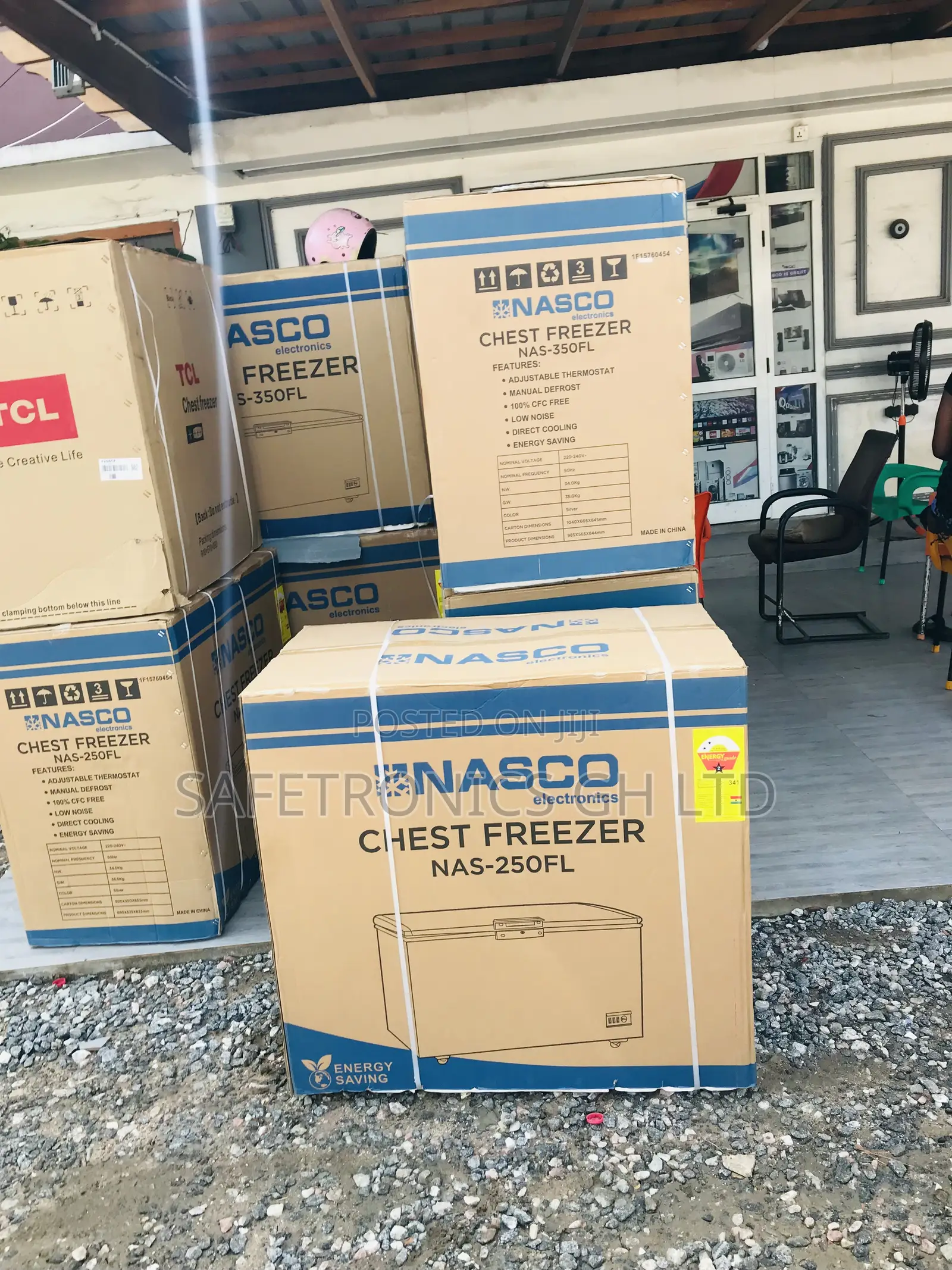 200 Liters Nasco Singledoor Nasd-250fl Chestfreezer