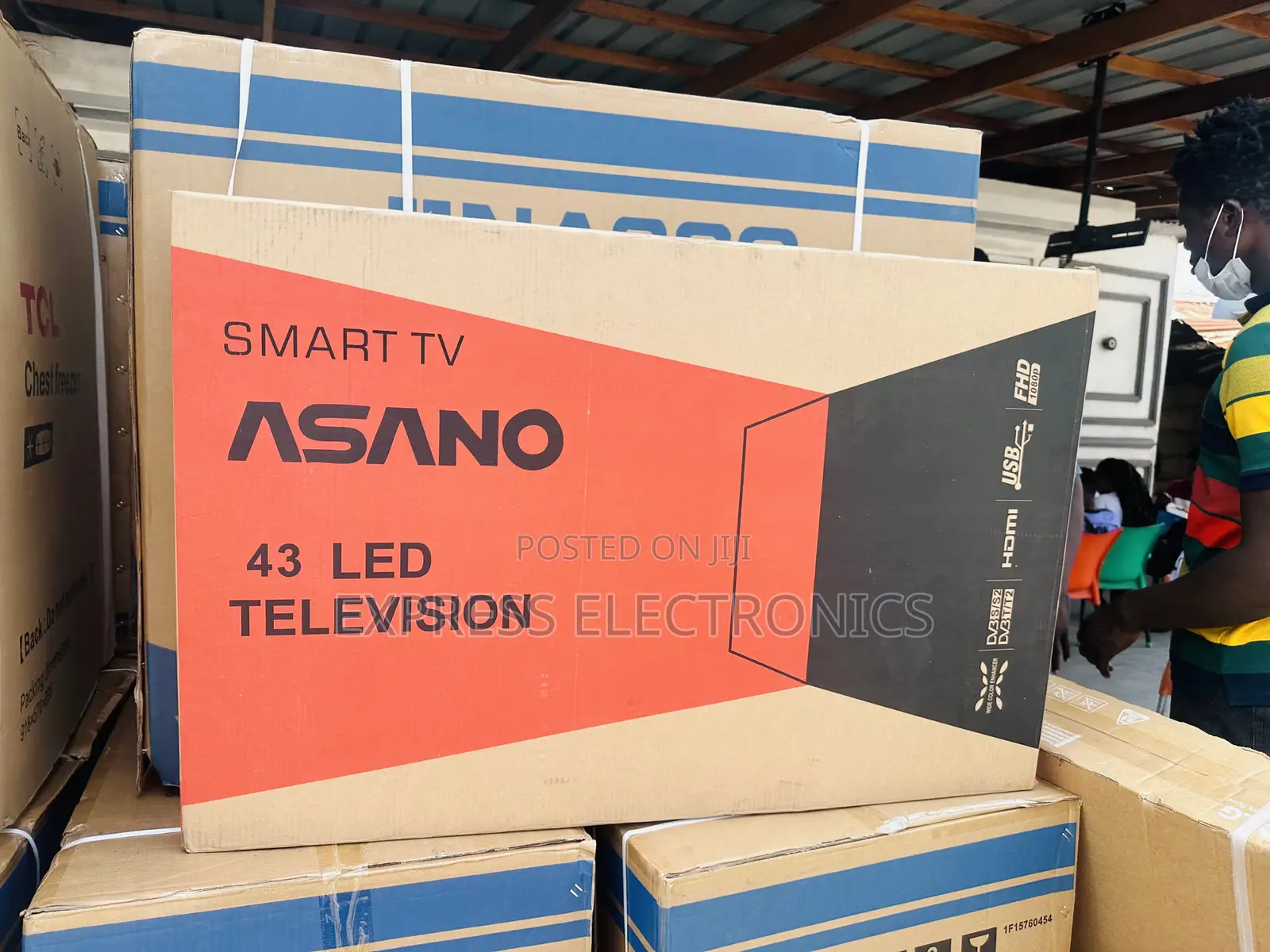 Full HD Satellite Smart Asano 43”Tv.