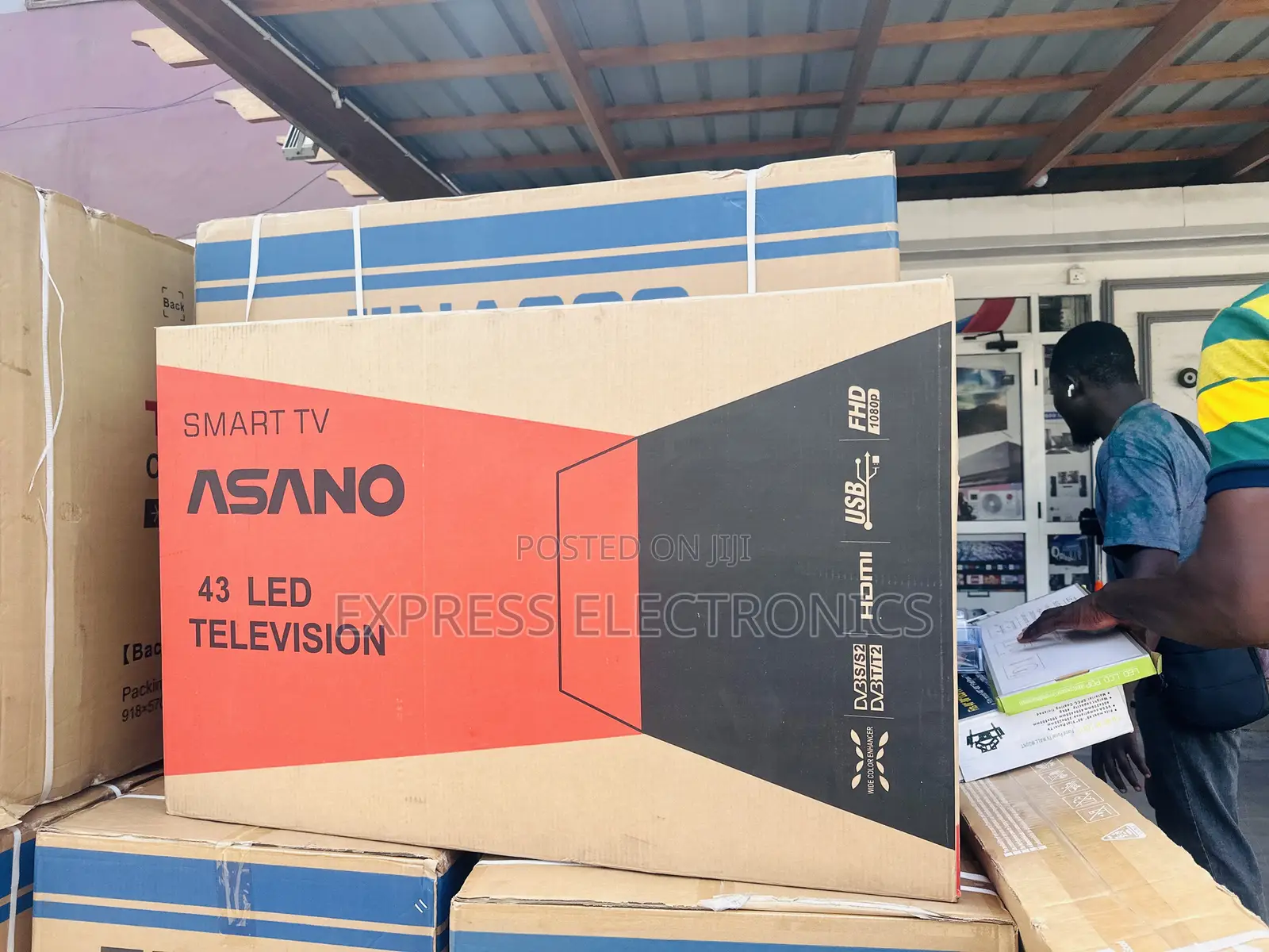 FHD Satellite Smart Glossy Asano 43” Tv.