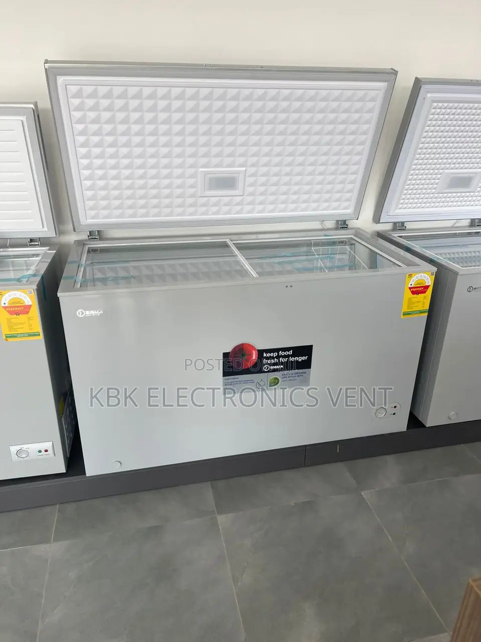 Sigma 420liter Single Door Chest Freezer