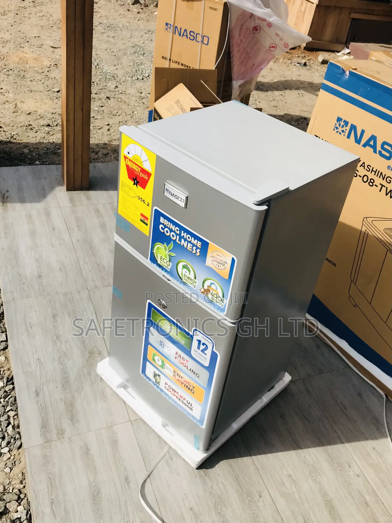 Durable Topfreezer Doubledoor Nasco Nasf2-120 Fridge