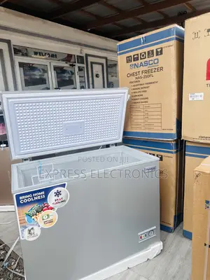 Call for Nasco Single Door Nas-250fl Grey Chest Freezer