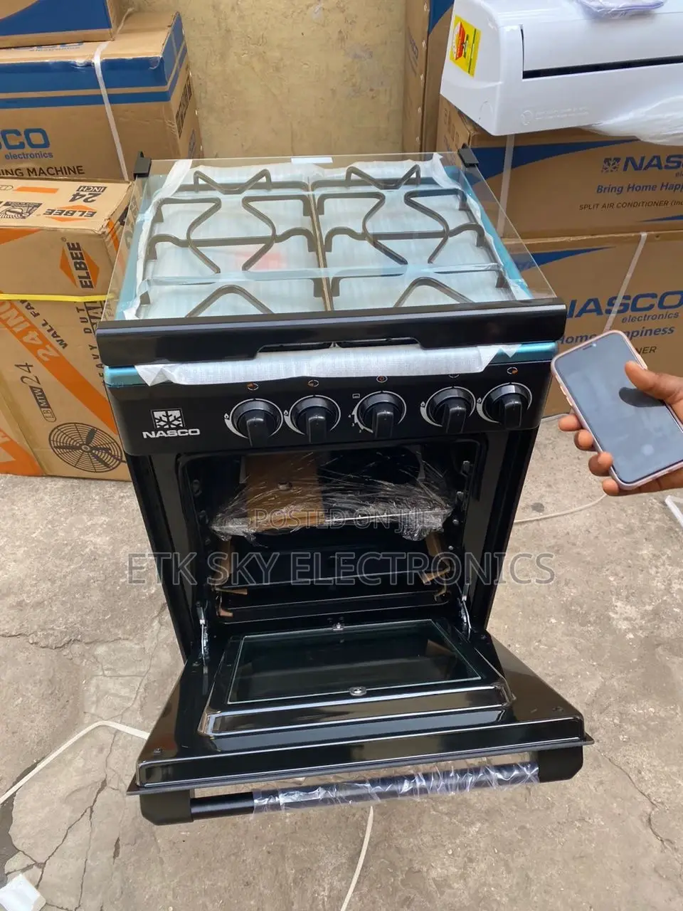 Beguiling Nasco 4burner Gas Cooker With Oven