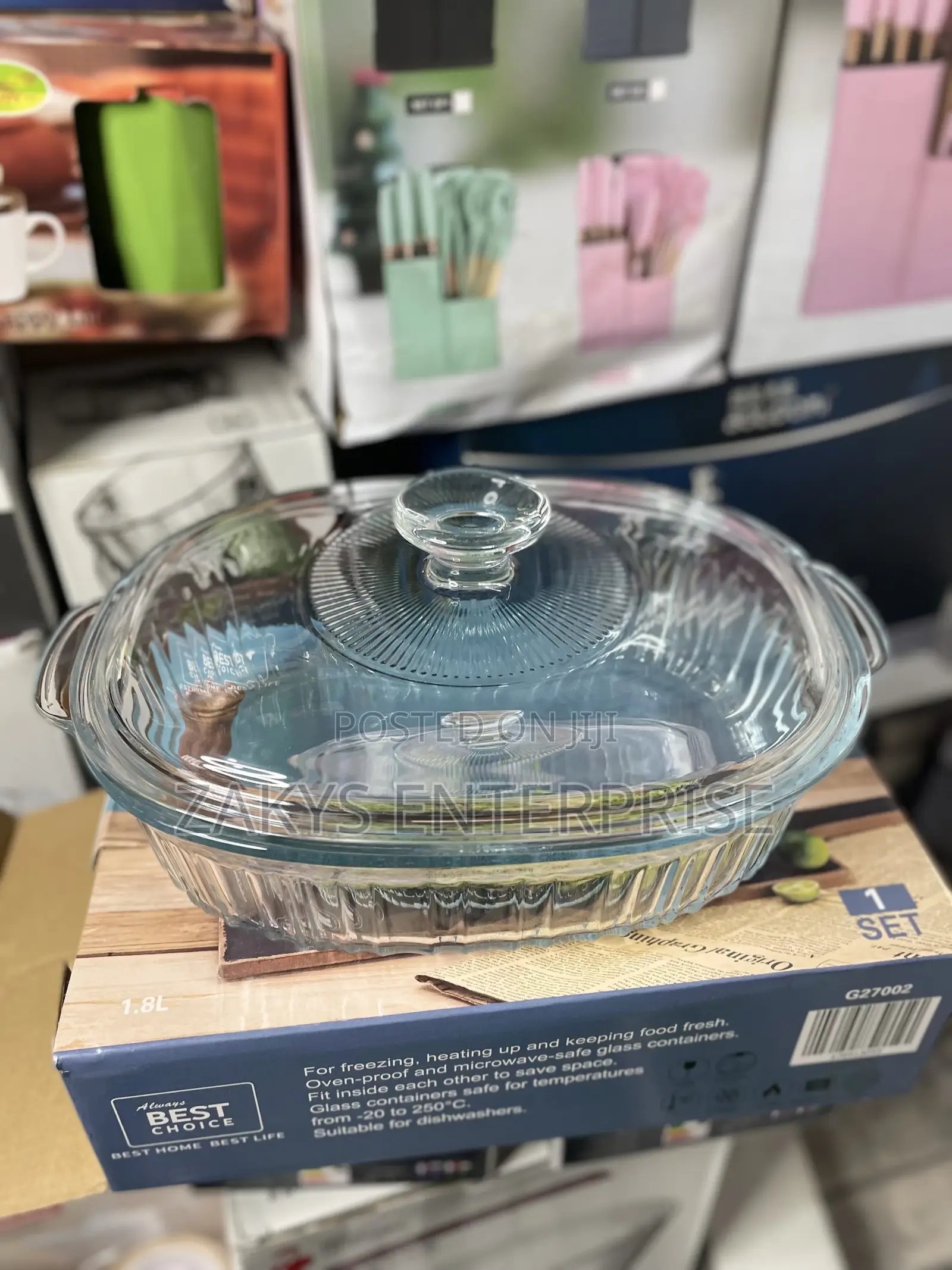 Glass Bowl With Cover