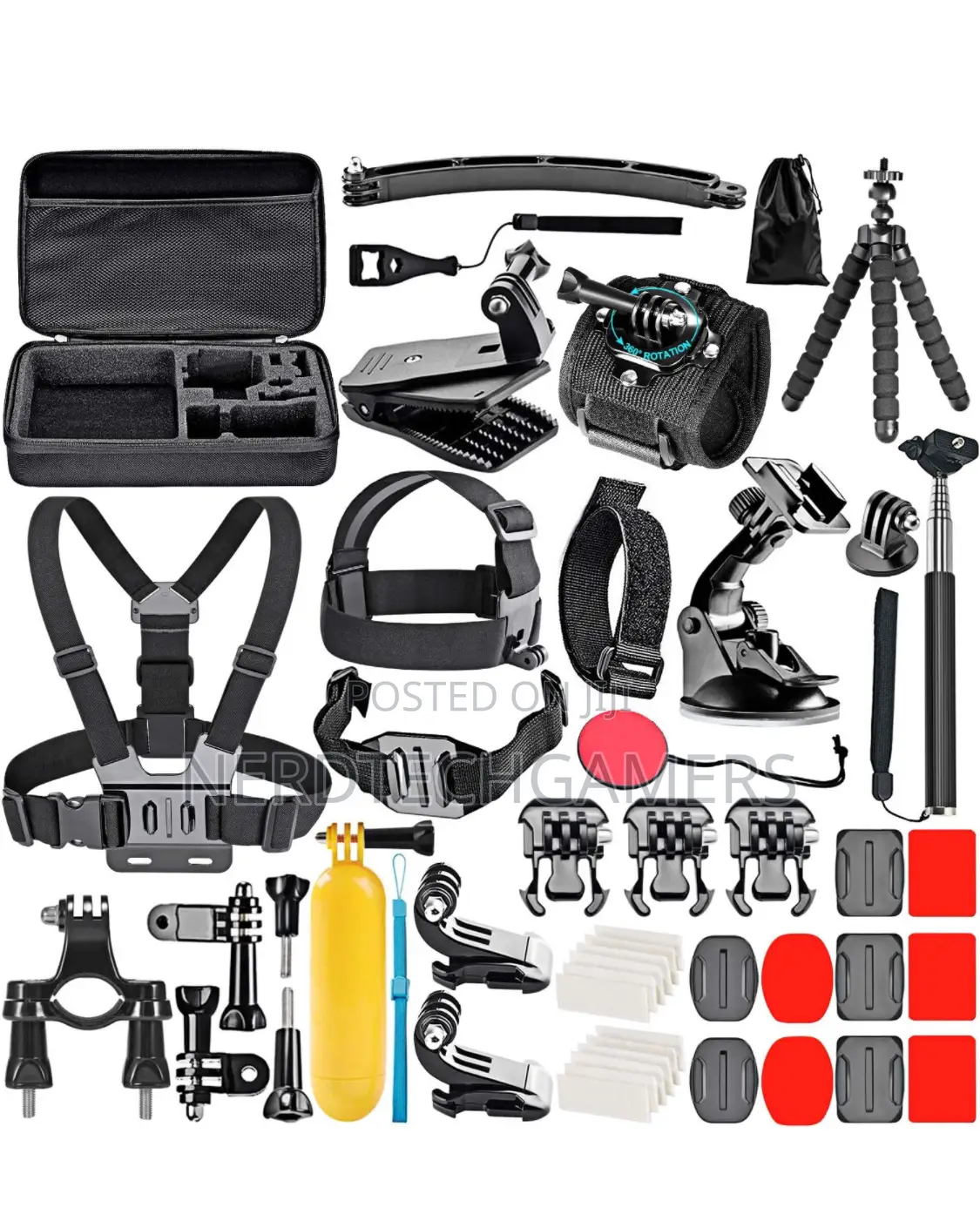 NEEWER 50 in 1 Action Camera Accessory Kit Compatible