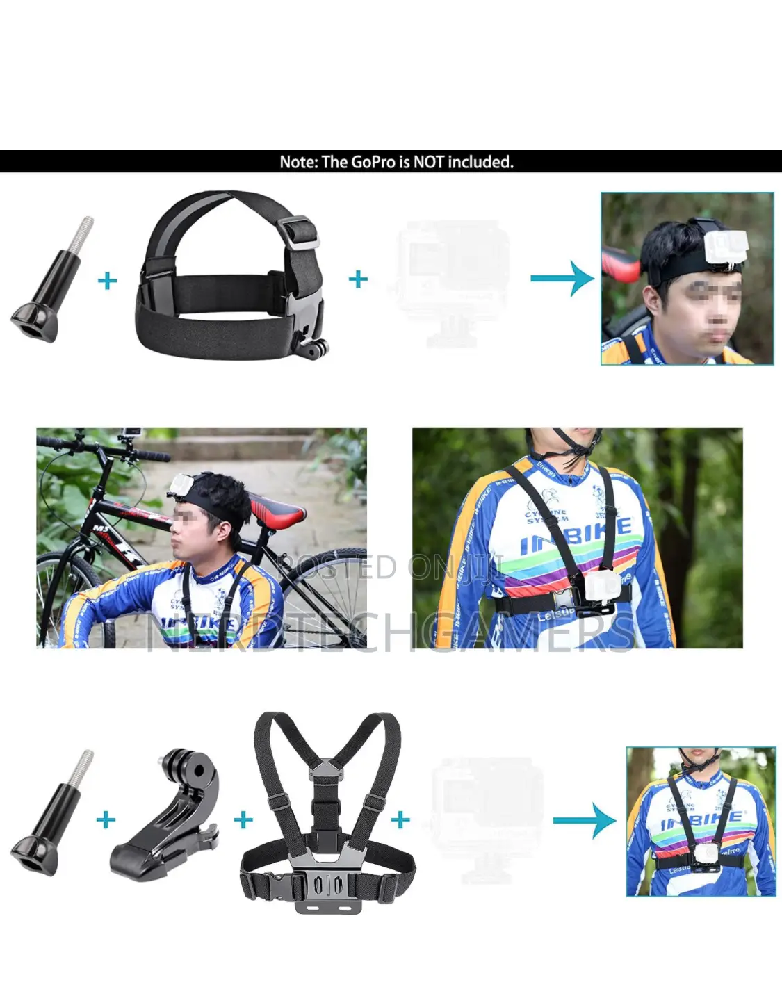 NEEWER 50 in 1 Action Camera Accessory Kit Compatible