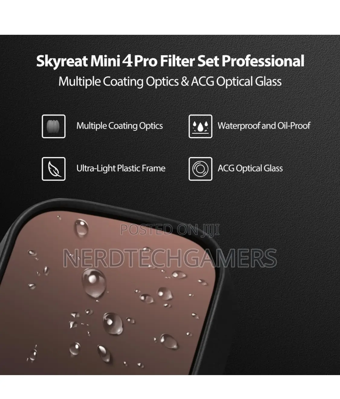 SKYREAT ND Filters Set for DJI Mini 4 Pro Accessories,6 Pack