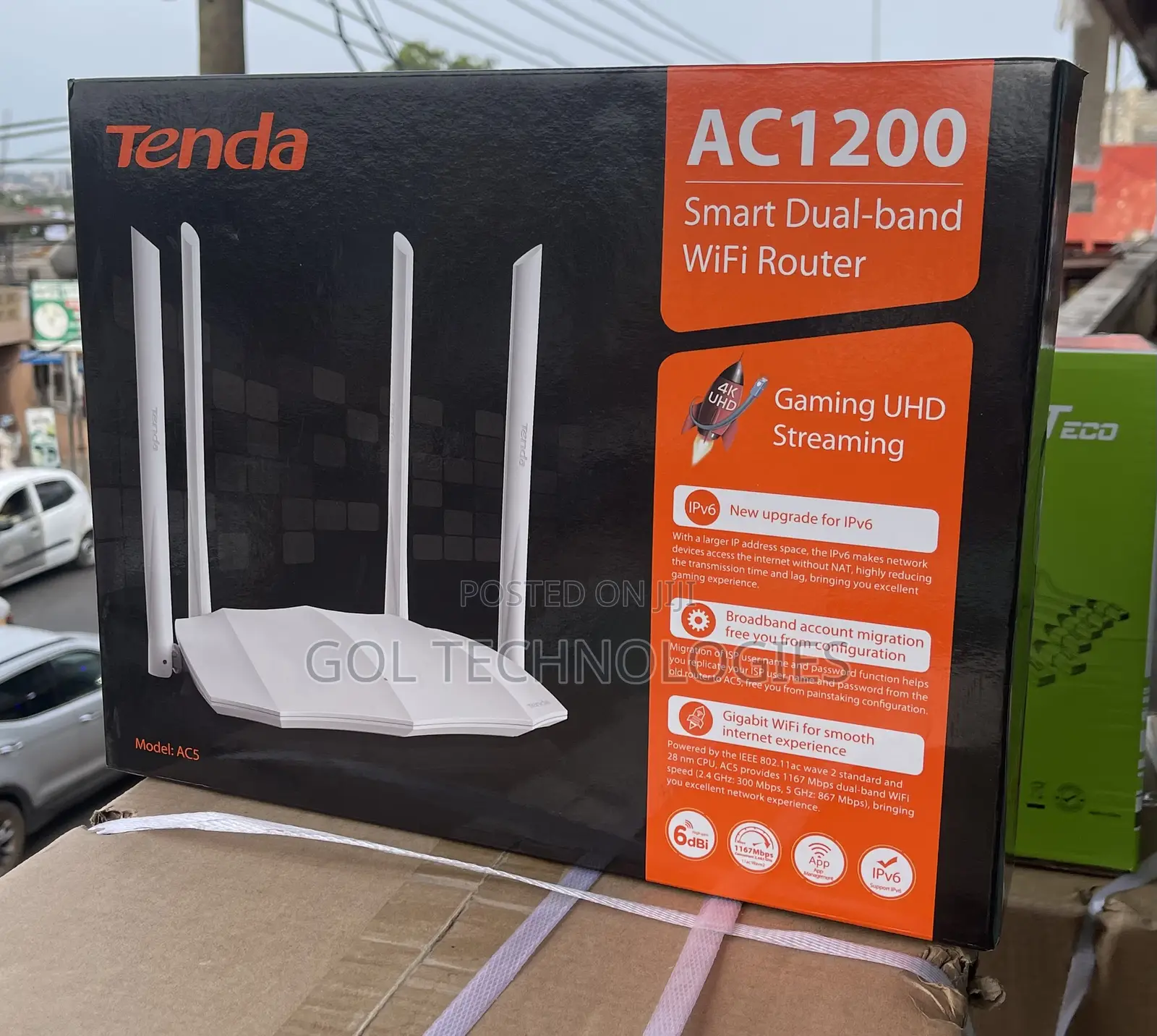 Ac1200 Dual Band Wifi Router Tenda Ac5
