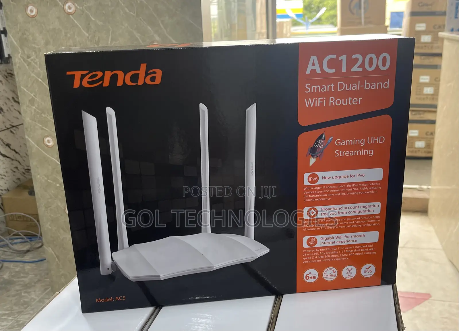 Ac1200 Dual Band Wifi Router Tenda Ac5