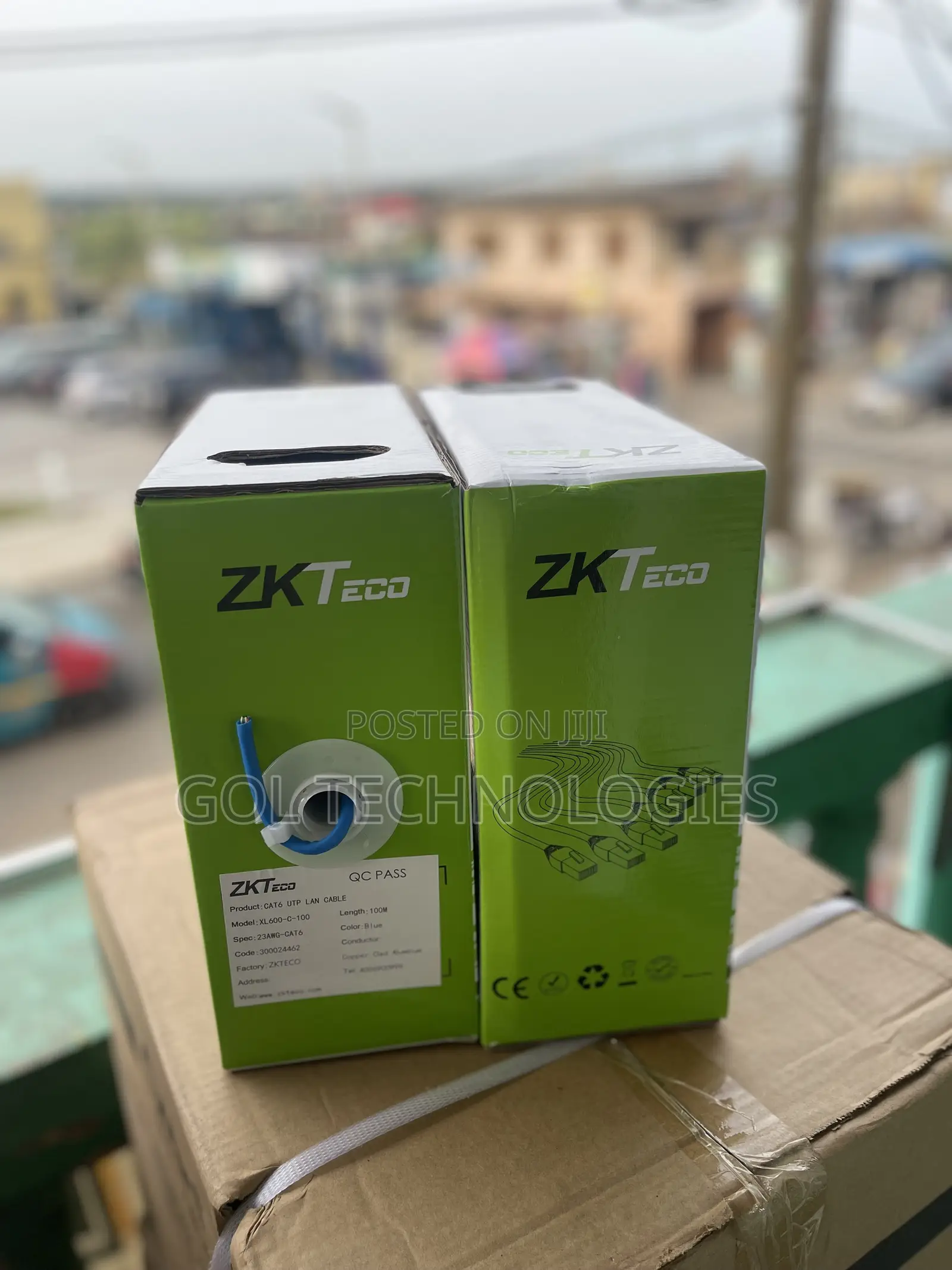 Cat6 Network Cable 100m Zkteco (Original) 100meters Cat6