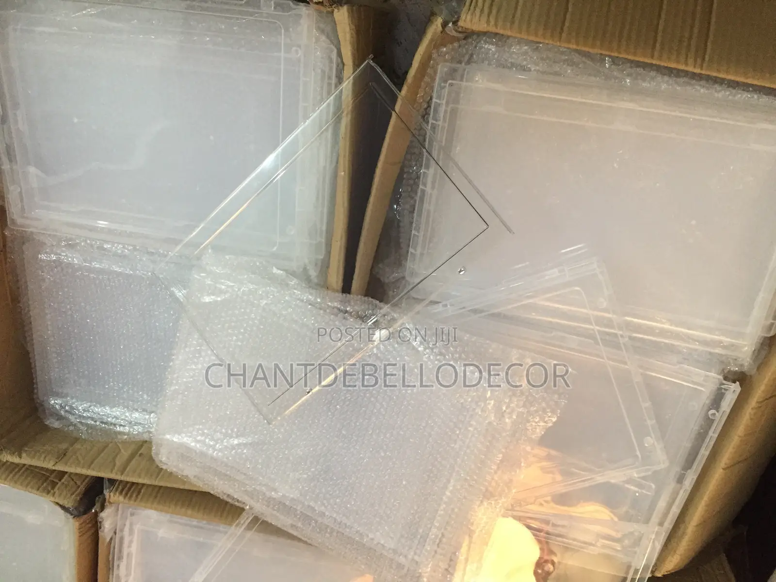 Transparent Plastic Shoe Box 135ghc For One Box.