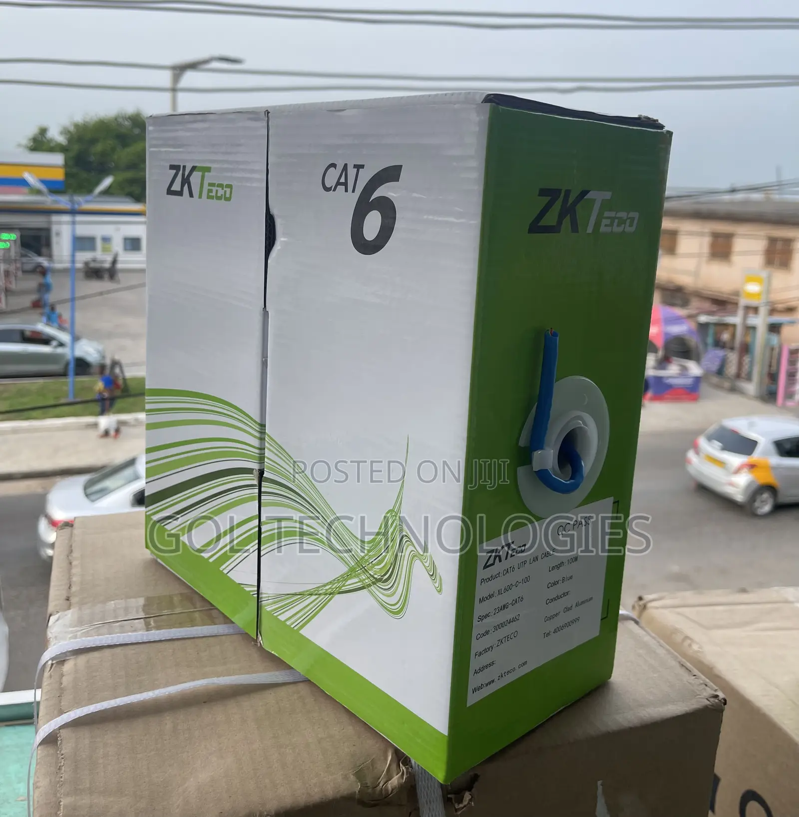 Cat6 Network Cable 100m Zkteco (Original) 100meters Cat6