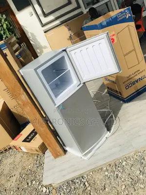 Topfreezer Nasco Doubledoor Nasf2-13fl Gray Fridge