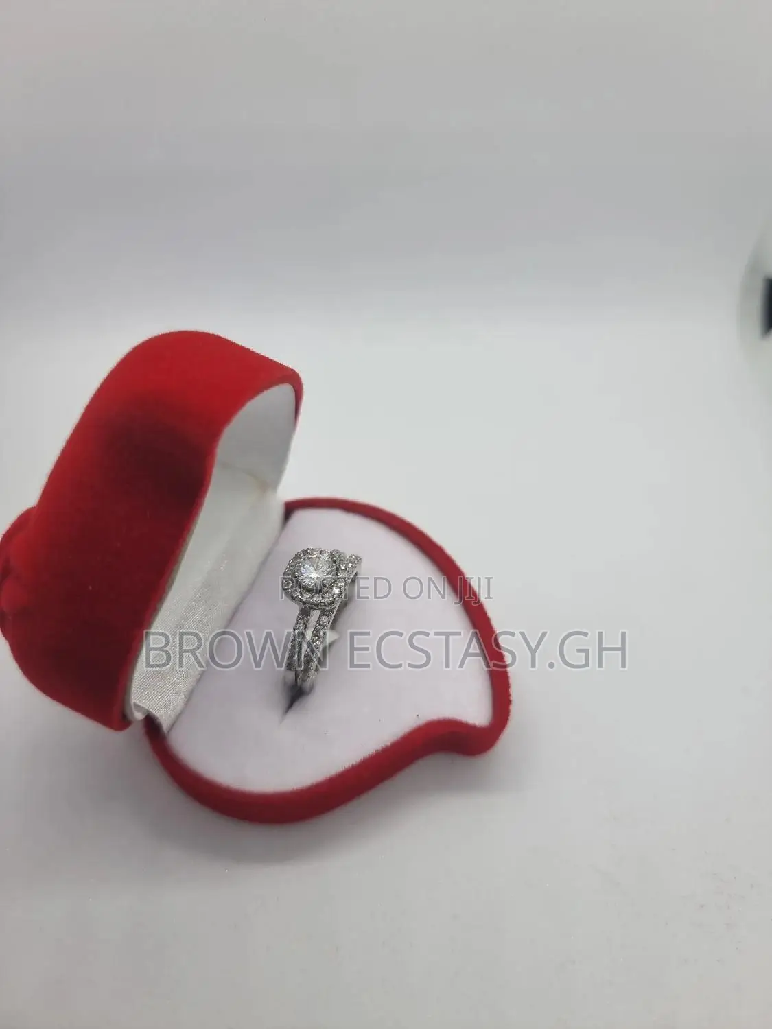 Two Piece Wedding and Engagement Ring