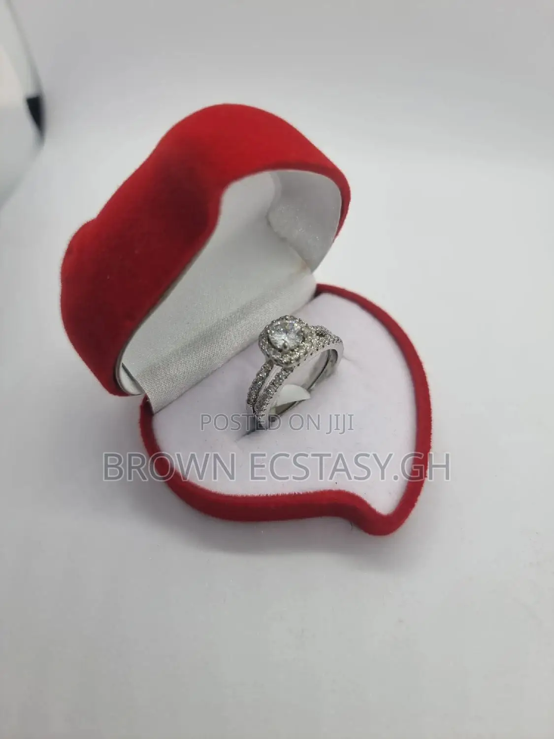 Two Piece Wedding and Engagement Ring