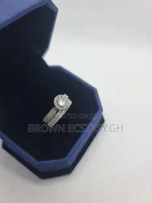 Two Piece Wedding and Engagement Ring