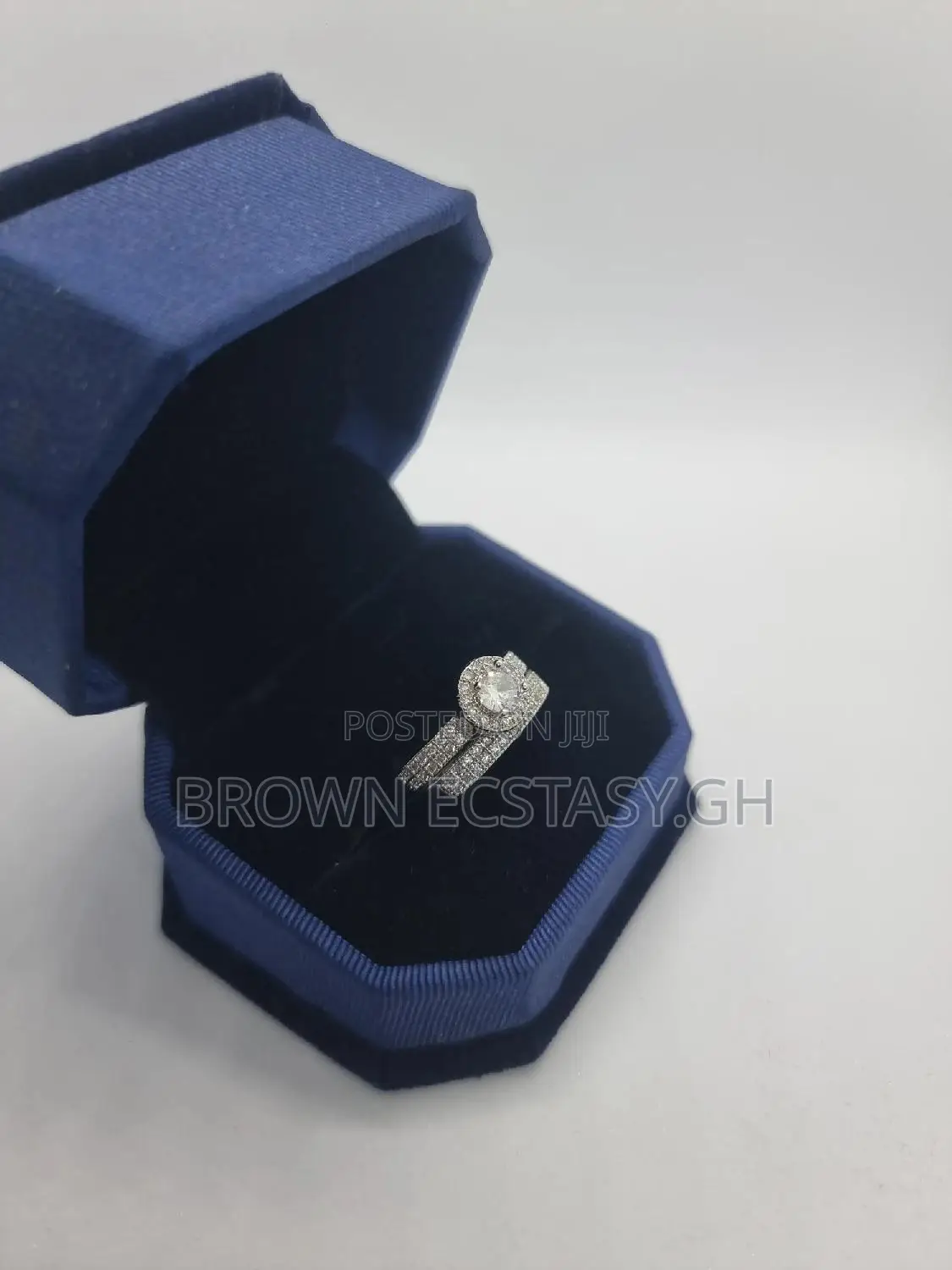 Two Piece Wedding and Engagement Ring