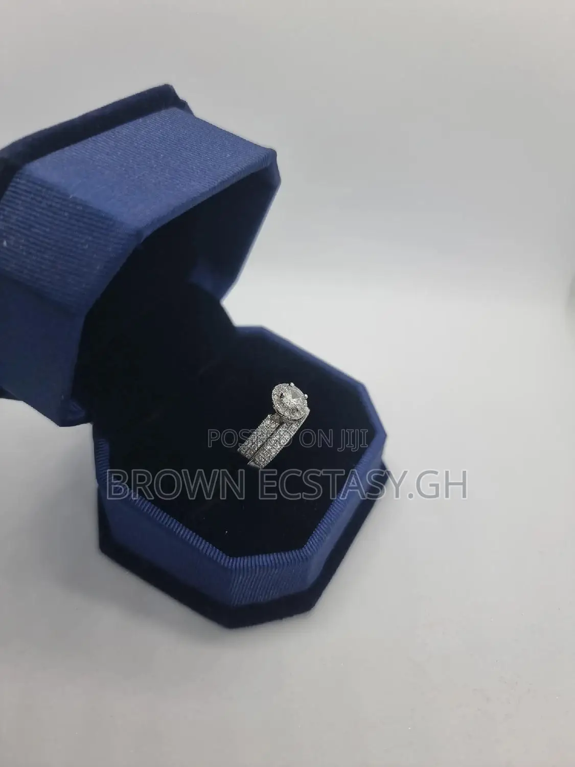 Two Piece Wedding and Engagement Ring