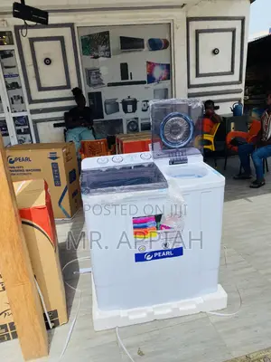 Lovely Pearl 12kg Semi-Automatic Washing Machine(White).