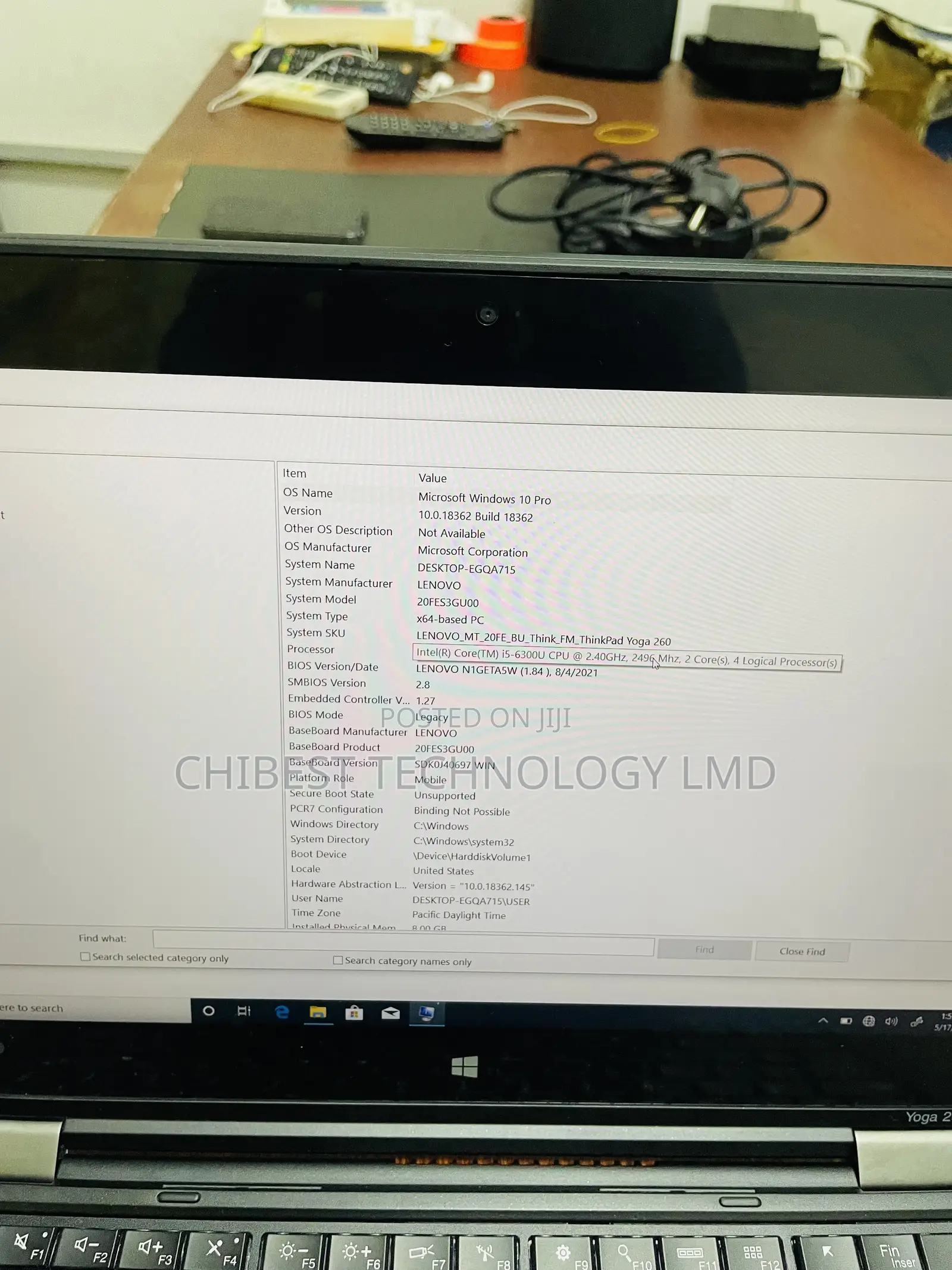 Laptop Lenovo Yoga 260 8GB Intel Core I5 SSD 256GB