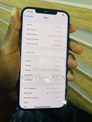 New Apple iPhone 12 Pro Max 256 GB Black