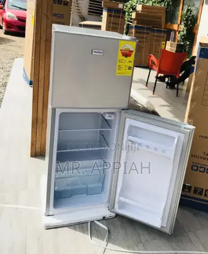 Elegant Gray Nasco Double Door Fridge(Nas D2-13fl).