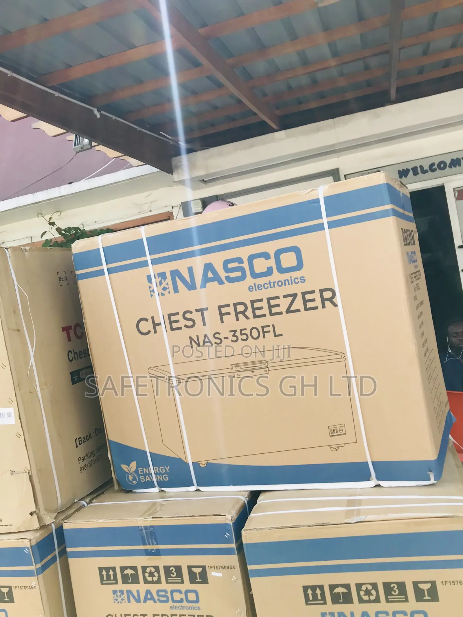Nas-350 Nasco Gray Singledoor Electric Chestfreezer