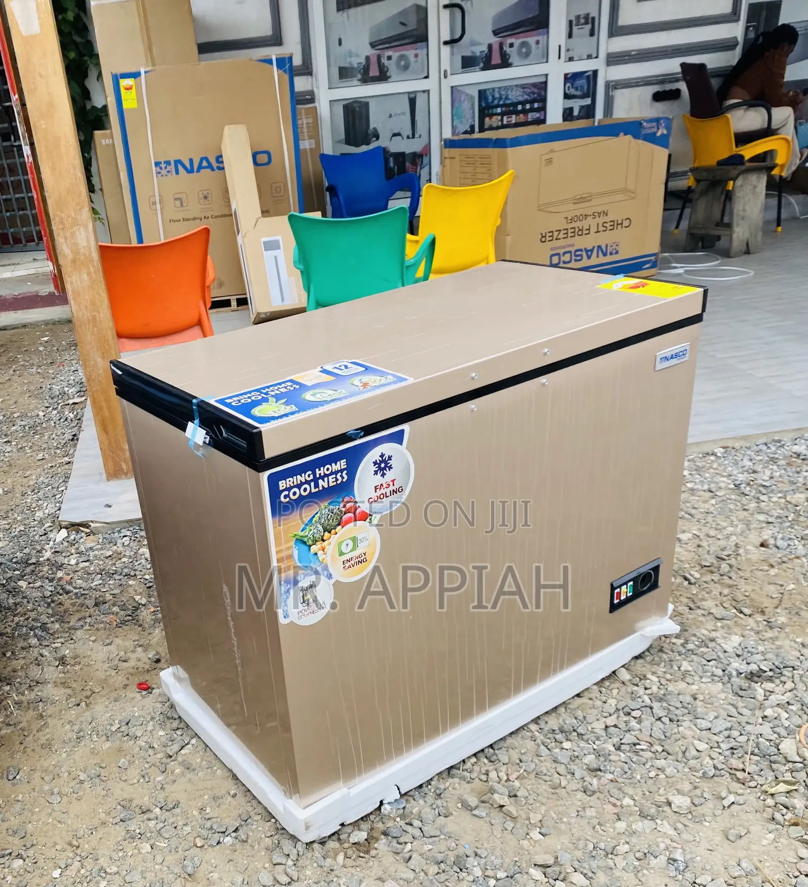 Original Nasco Nas 350 Single Door Electric Freezer.