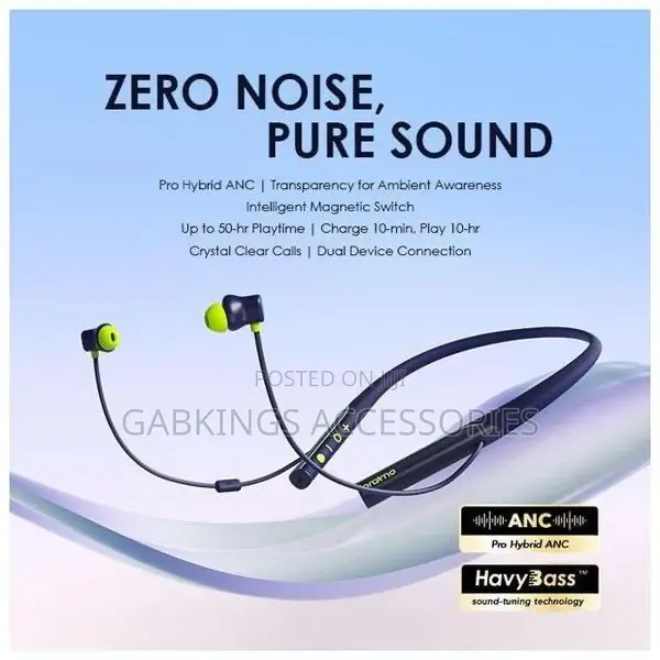 Oraimo Necklace Pro Anc Wireless Headphones
