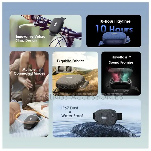 Oraimo Wrap 5W Fm Wireless Speaker