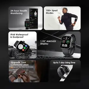 Oraimo Watch ES 2 1.95" Amoled Ip68 Smart Watch