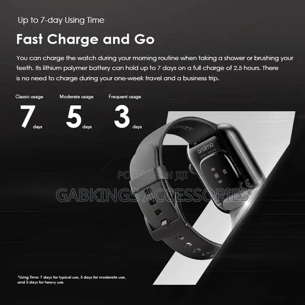 Oraimo Watch ES 2 1.95" Amoled Ip68 Smart Watch