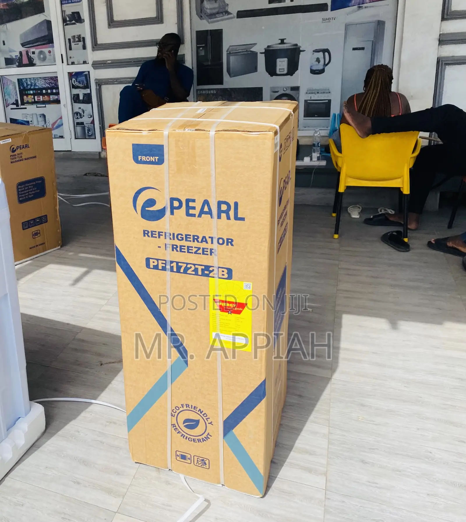 Fast Cooling Pearl Pf-172-2b 2 Door Electric Fridge(Mirror)