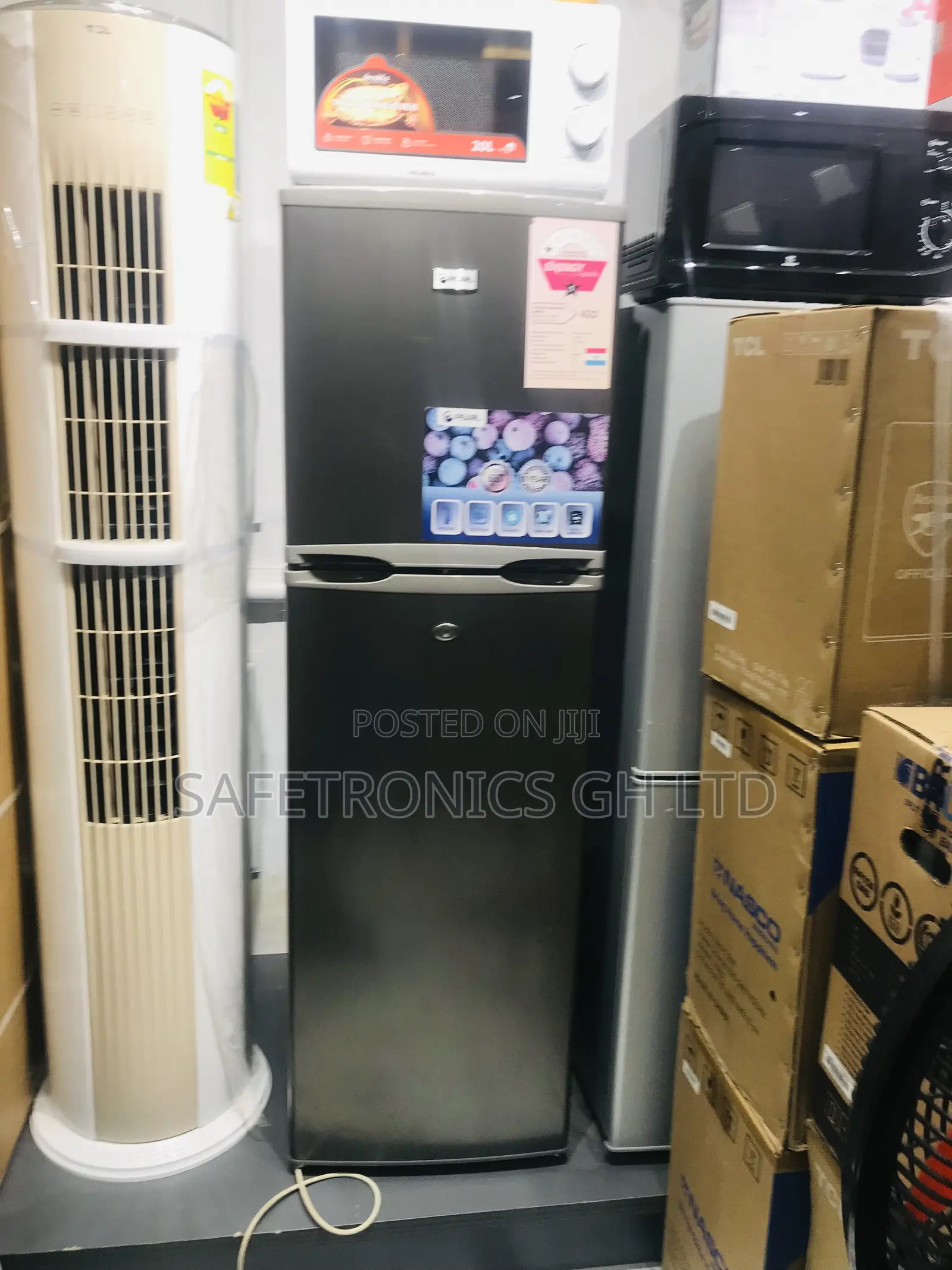 166 Litres Doubledoor Pearl Topfreezer Pf-270ix Fridge