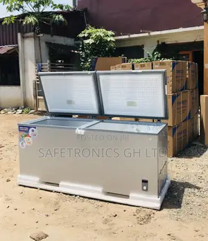 Zara-725 Doubledoor Gray Electric 400 Liters Chestfreezer