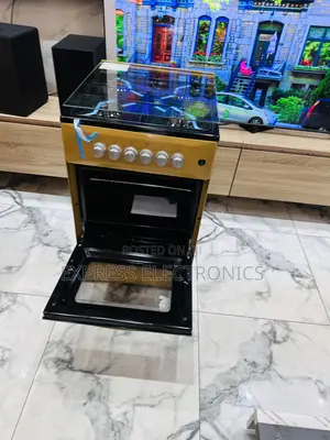 Golden Color Volcano Gas Cooker Oven Grill 4burner 50/50